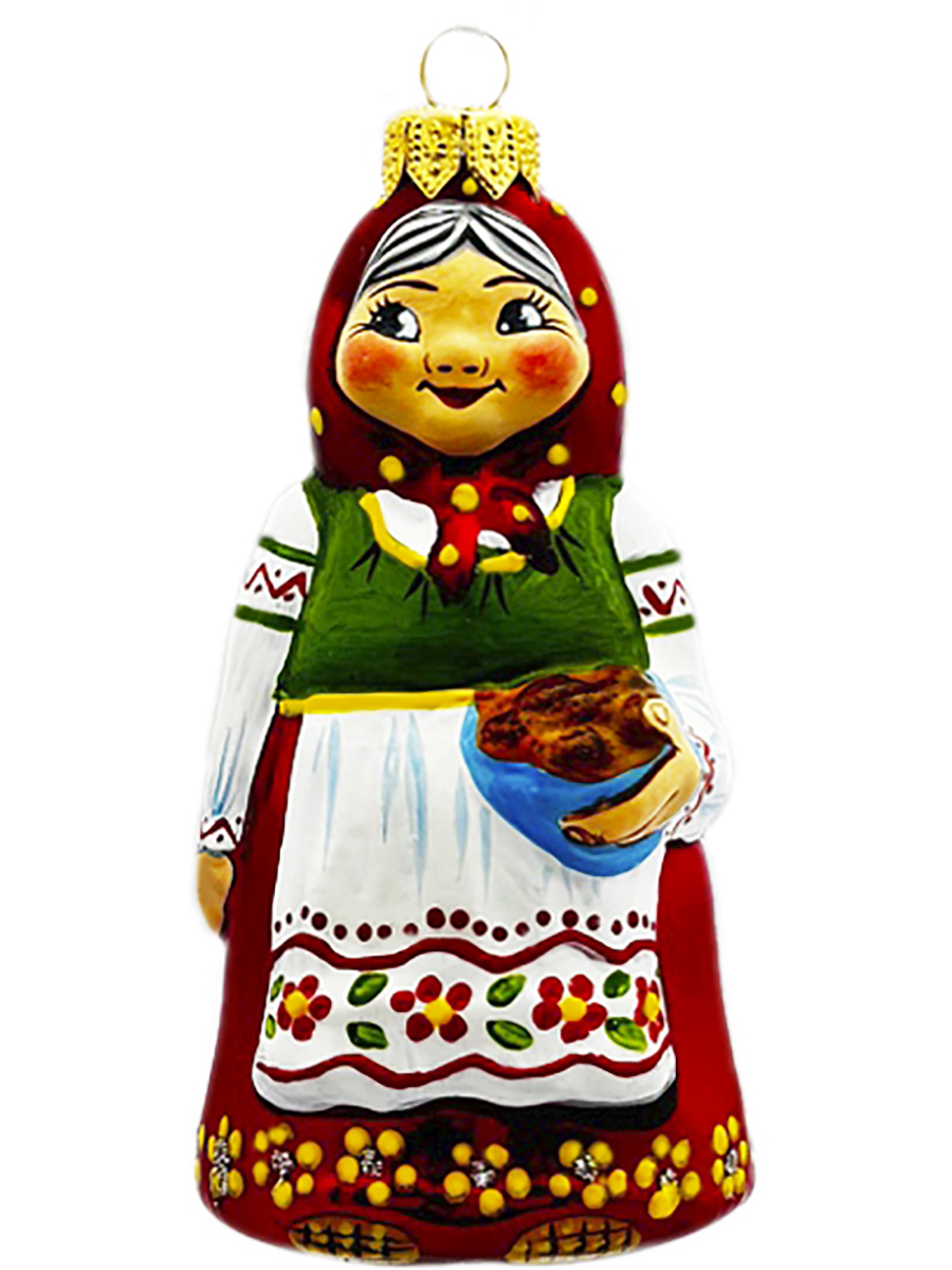 Елочное украшение Бабушка с пирожками 161521301